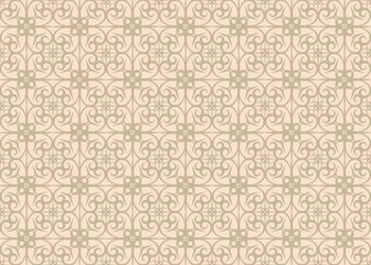 Floral Seamless Pattern Traditional Style