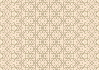 Floral Seamless Pattern Traditional Style