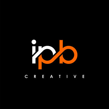 IPB Letter Initial Logo Design Template Vector Illustration