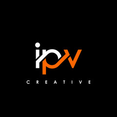 IPV Letter Initial Logo Design Template Vector Illustration