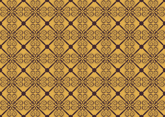 Floral Seamless Pattern Traditional Style