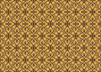 Floral Seamless Pattern Traditional Style