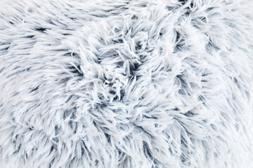 Light blue pastel artificial fur texture background
