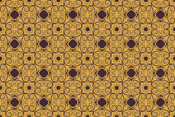 Floral Seamless Pattern Traditional Style