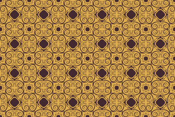 Floral Seamless Pattern Traditional Style