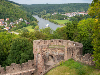 Fototapeta premium Castle ruin and its beautiful sides 