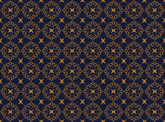 Floral Seamless Pattern Traditional Style