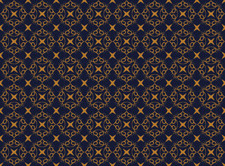 Floral Seamless Pattern Traditional Style