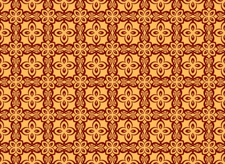Floral Seamless Pattern Traditional Style