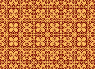 Floral Seamless Pattern Traditional Style