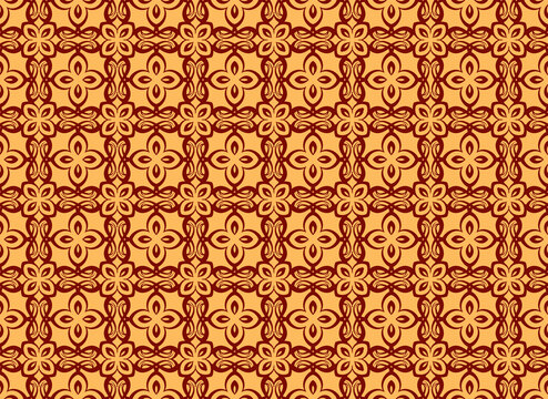 Floral Seamless Pattern Traditional Style