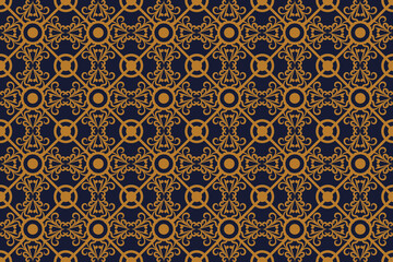 Floral Seamless Pattern Traditional Style