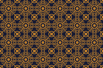 Floral Seamless Pattern Traditional Style