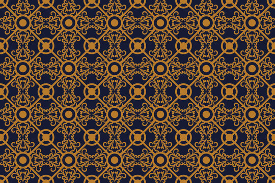 Floral Seamless Pattern Traditional Style