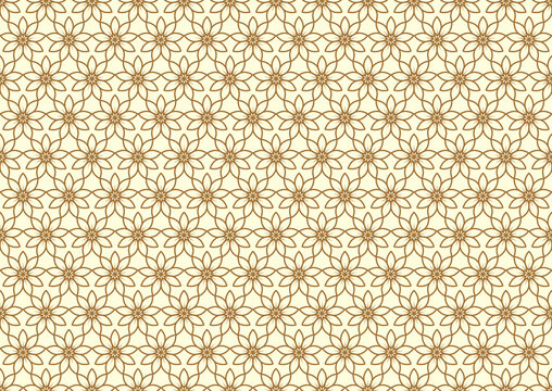 Floral Seamless Pattern Traditional Style