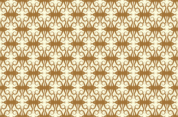 Floral Seamless Pattern Traditional Style