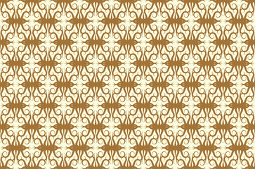 Floral Seamless Pattern Traditional Style