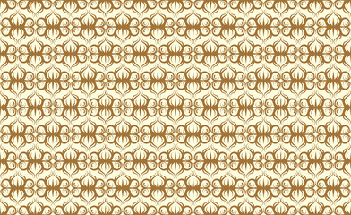 Floral Seamless Pattern Traditional Style