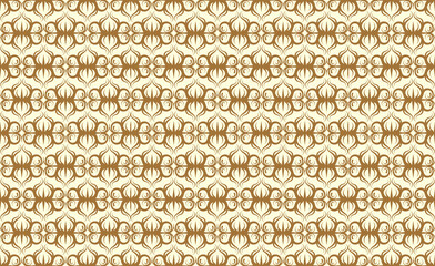 Floral Seamless Pattern Traditional Style