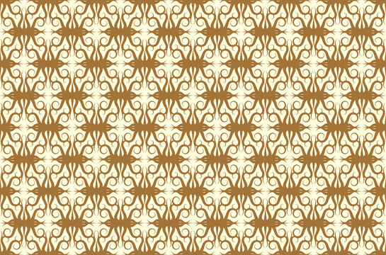 Floral Seamless Pattern Traditional Style