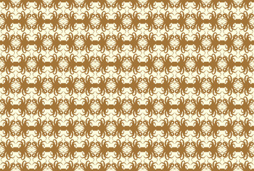 Floral Seamless Pattern Traditional Style