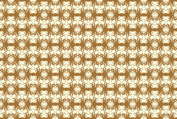 Floral Seamless Pattern Traditional Style