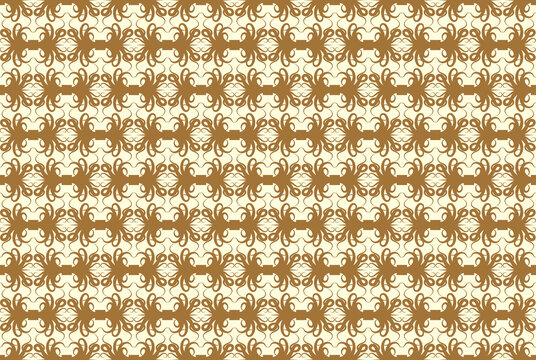 Floral Seamless Pattern Traditional Style