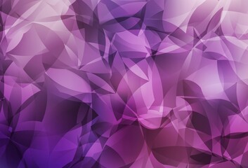 Light Purple, Pink vector triangle mosaic texture.