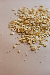 オートミールのアップ