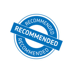 Illustration Vector Graphic Rubber Stamp of Recommended