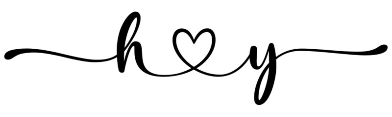 hy, yh, letters with heart Monogram, monogram wedding logo. Love icon, couples Initials, lower case, connecting HEART, home decor,