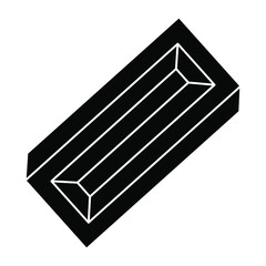 Impossible object. Impossible shape. Optical illusion. Geometric figure. Optical art.