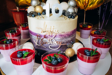 food, kitchen, table, glass, dessert, cup, tea, flower, cake, breakfast, fruit, cooking, pot, chocolate, decoration, drink, bottle, vegetable, wood, candle, still life, closeup, plants, restaurant, we