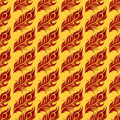 seamless pattern peacock feather
