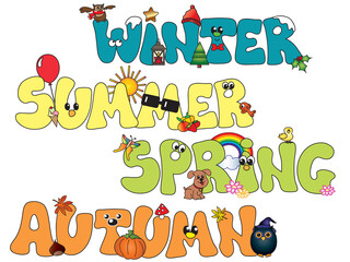 spring winter summer autumn