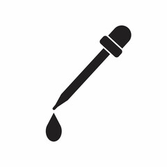 A dropper dropping liquid in a shiny texture describing the concept of seru