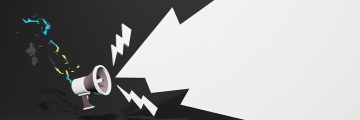 Black Friday banners for business and year-end discounts to increase sales or turnover in the country of Bahama in 3d rendering
