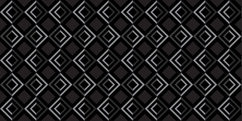 black and grey seamless pattern