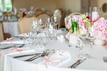 wedding table setting