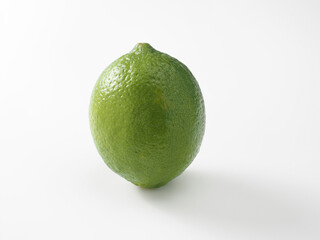 ライムを白背景で