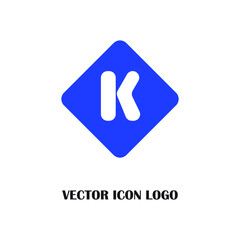 Letter K logo icon design template elements