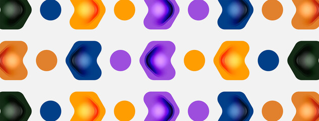 Color arrow shapes on white backdrop. Minimal geometric abstract background. Vector illustration for wallpaper banner background or landing page