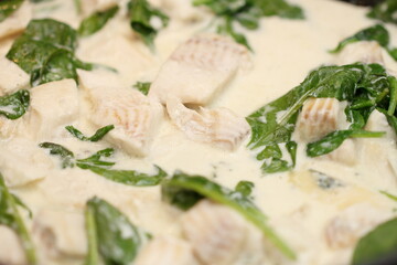 dumplings with spinach and cheese