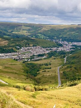 Treorchy from the Bwlch