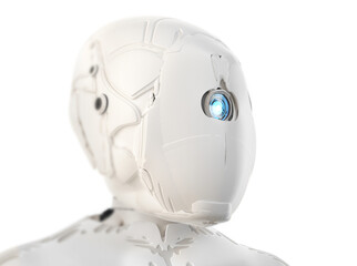 robot artificial intelligence humanoid 3d-illustration