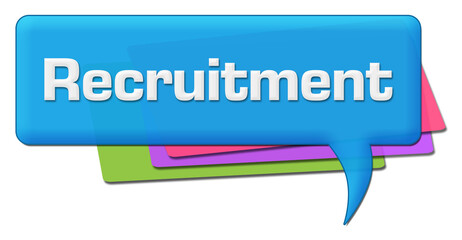 Recruitment Colorful Comment Symbol 