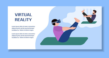 People Virtual Reality 3d Glasses VR Augmented