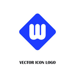 Letter W logo icon design template elements