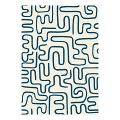 Maze hand drawn abstract background. Sketch drawing labyrinth A4 format cover design template for book, report, notebook, album, brochure, magazine, flyer, booklet. Part of set.