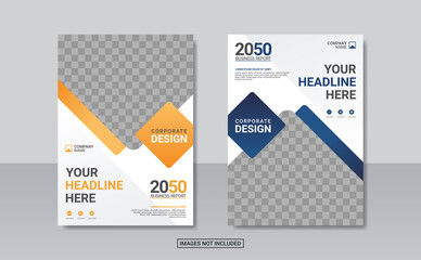 Creative corporate book cover design